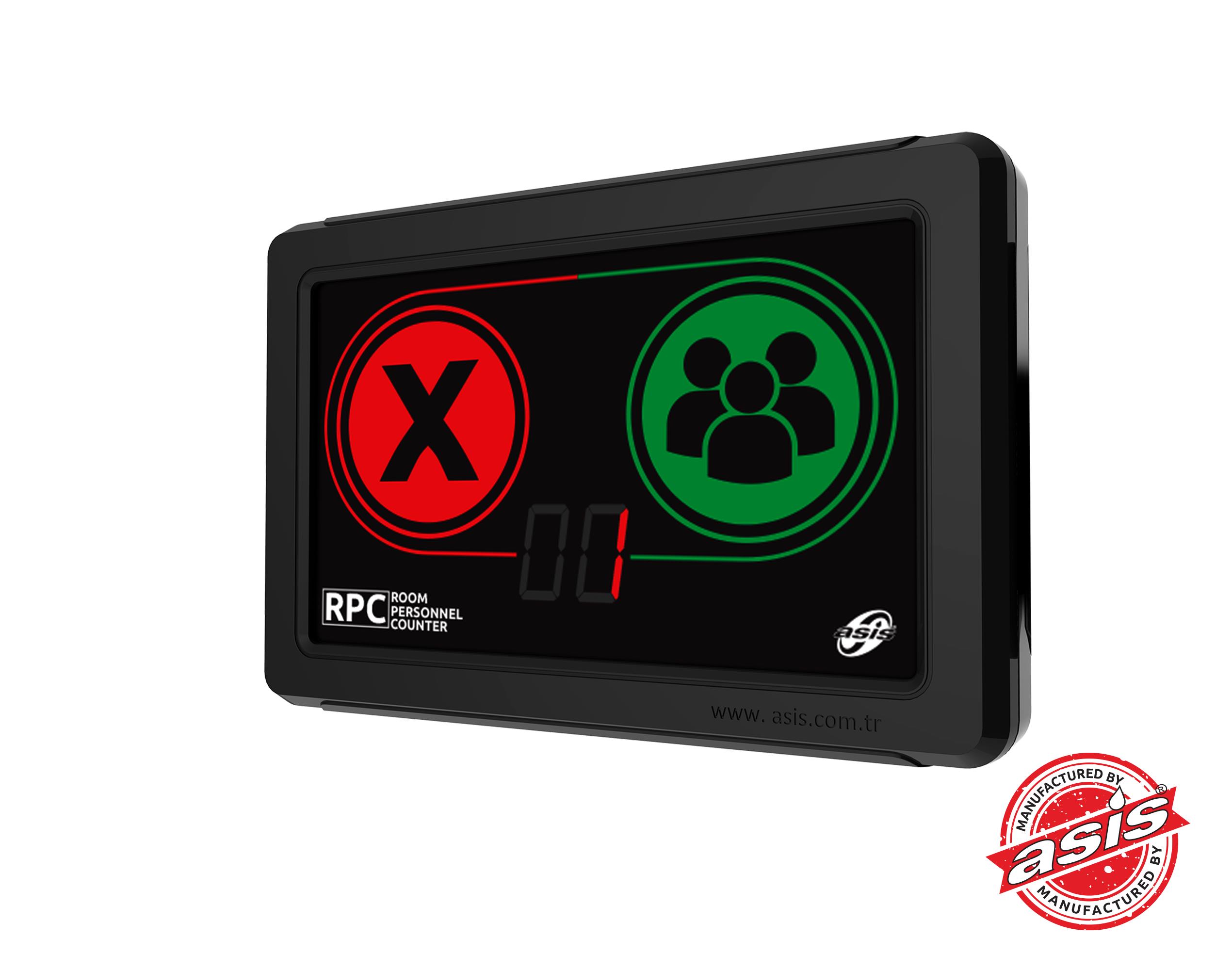 RPC Room Personnel Counting System panel